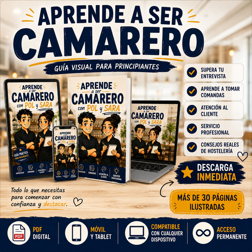 Aprende a ser camarero con Pol y Sara