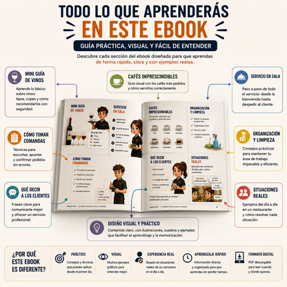 Aprende a ser camarero con Pol y Sara